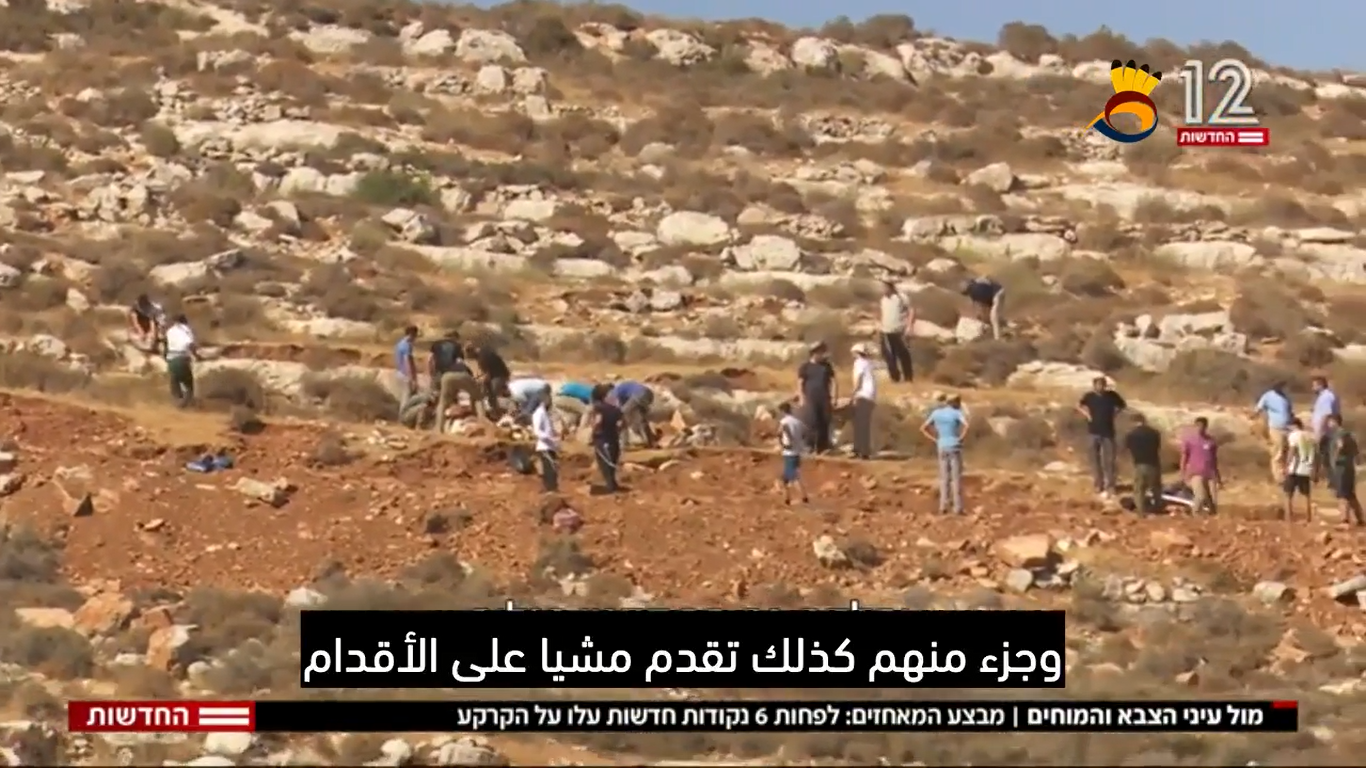 أمام أعين الجيش والشرطة: بدأت حملة البؤر الاستيطانية بالضفة