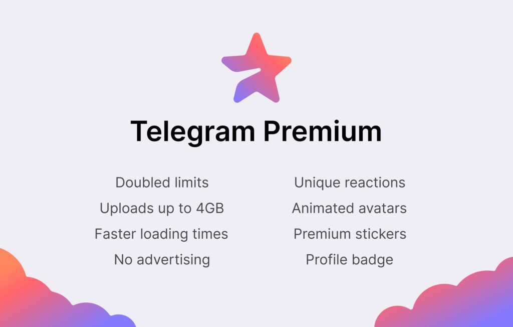 تيليجرام يعلن إطلاق الخدمة المدفوعة Telegram Premium بميزات حصرية
