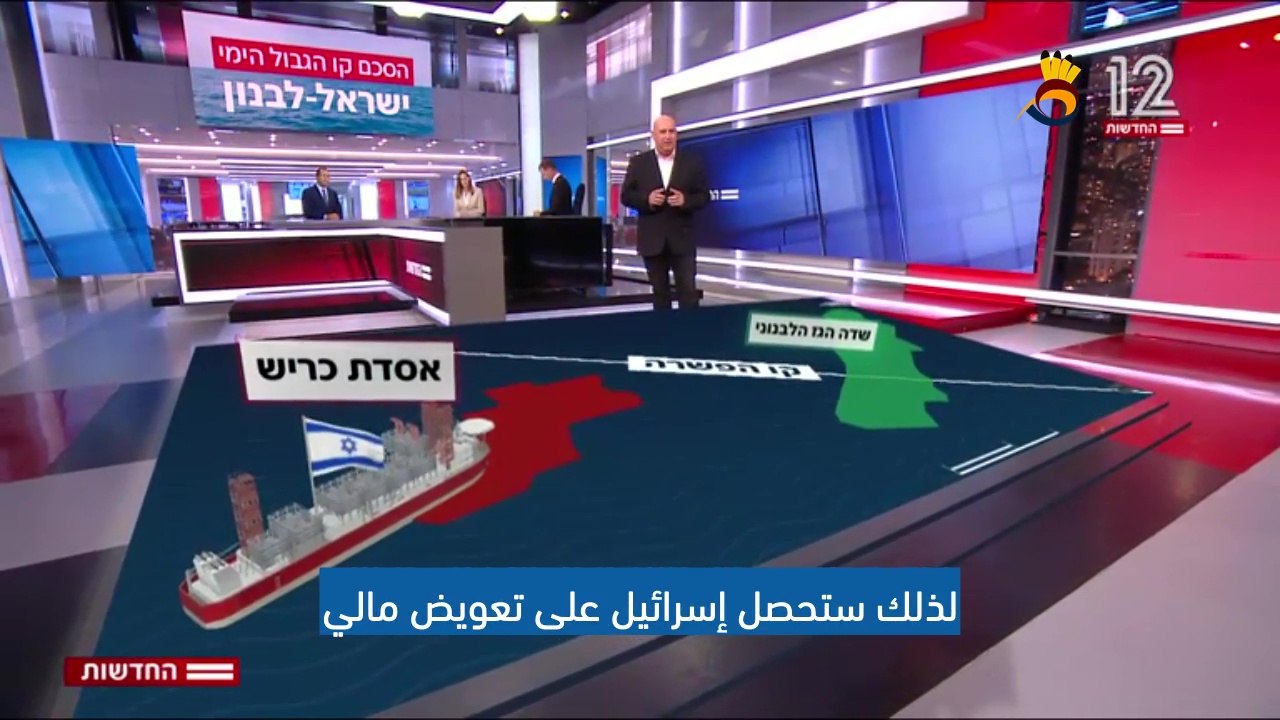 اتفاقية تحديد الخط الحدودي البحري بين "كيان العدو" ولبنان