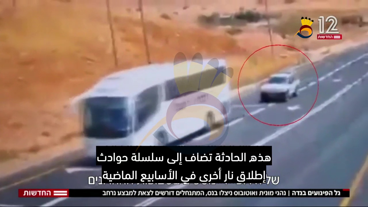 تصاعد عمليات إطـلاق النـار بالضفة الغربية