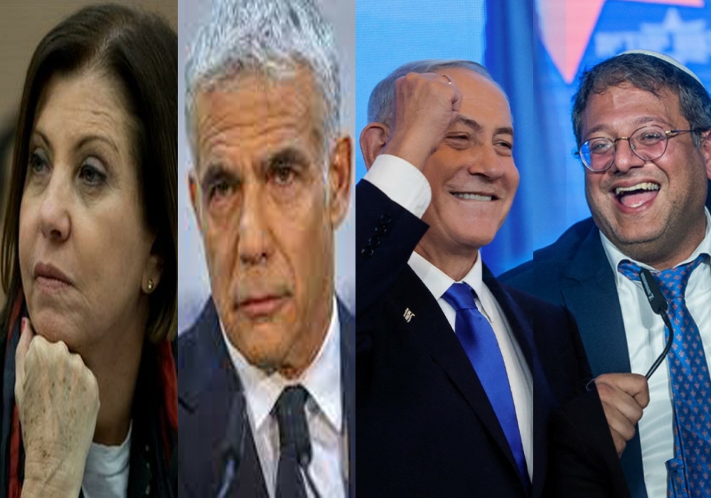 "الصهيونية الدينية" تتصاعد في الجنوب ولبيد يسرق "العمل" و"ميرتس" في الوسط