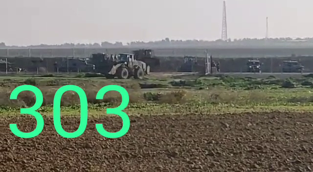 آليات جيش العدو تتوغل شرق خانيونس