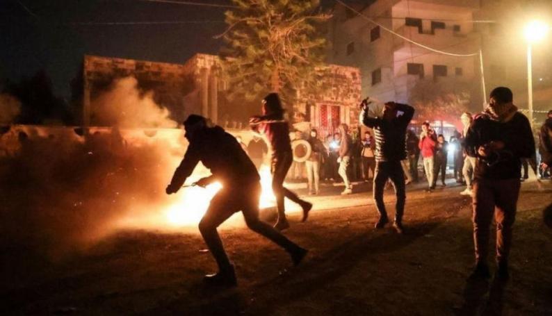 إصابة فلسطينيين خلال المواجهات مع العدو في نعلين