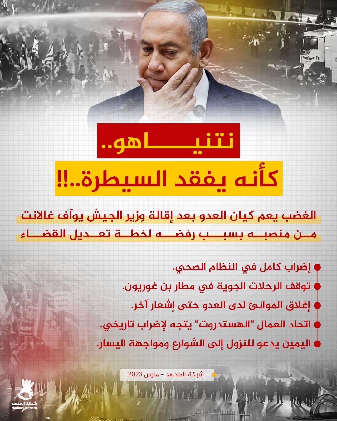 "نتنياهو".. كأنه يفقد السيطرة..!!