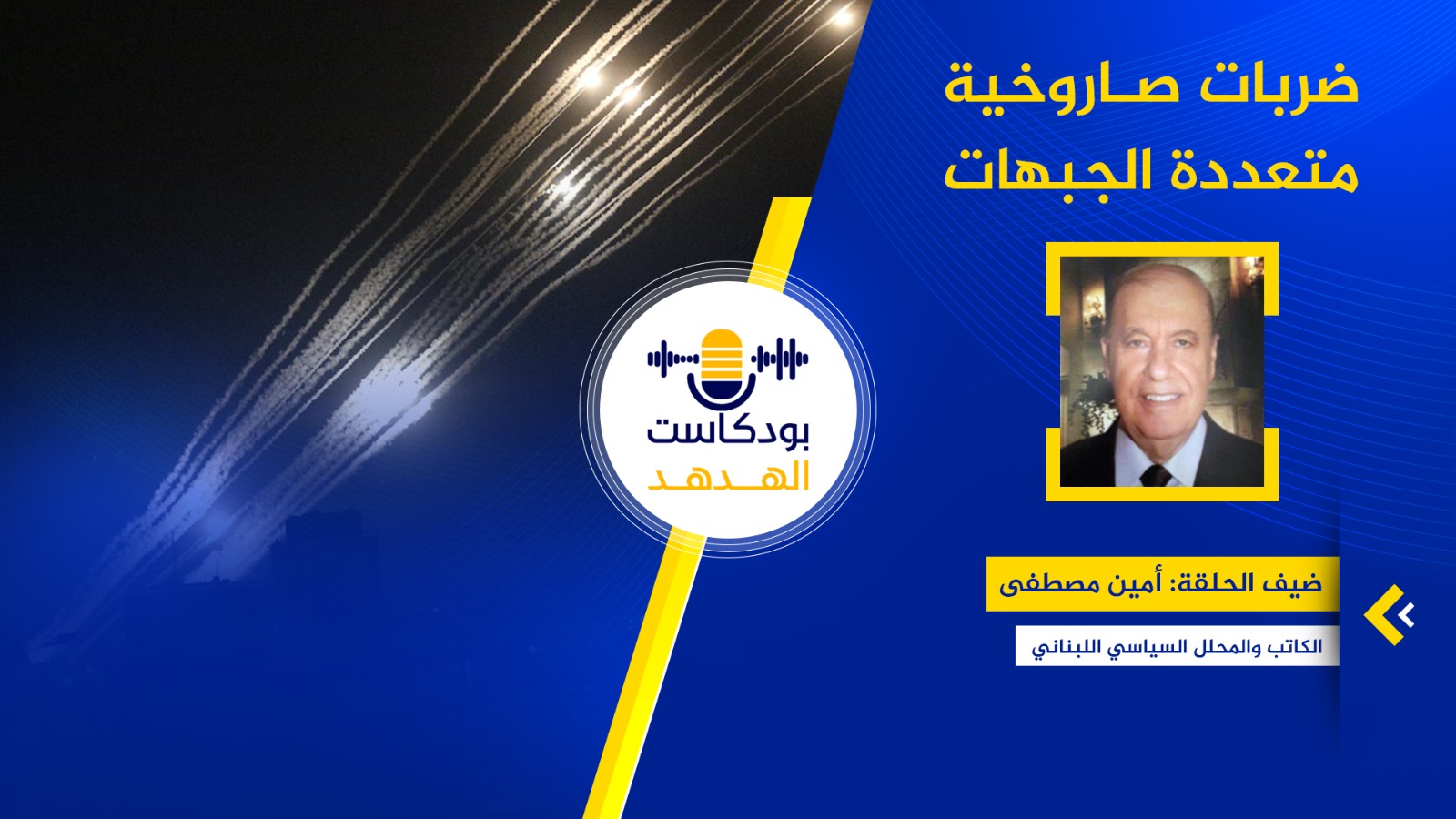 #شاهد: ضربات صاروخية متعددة الجبهات