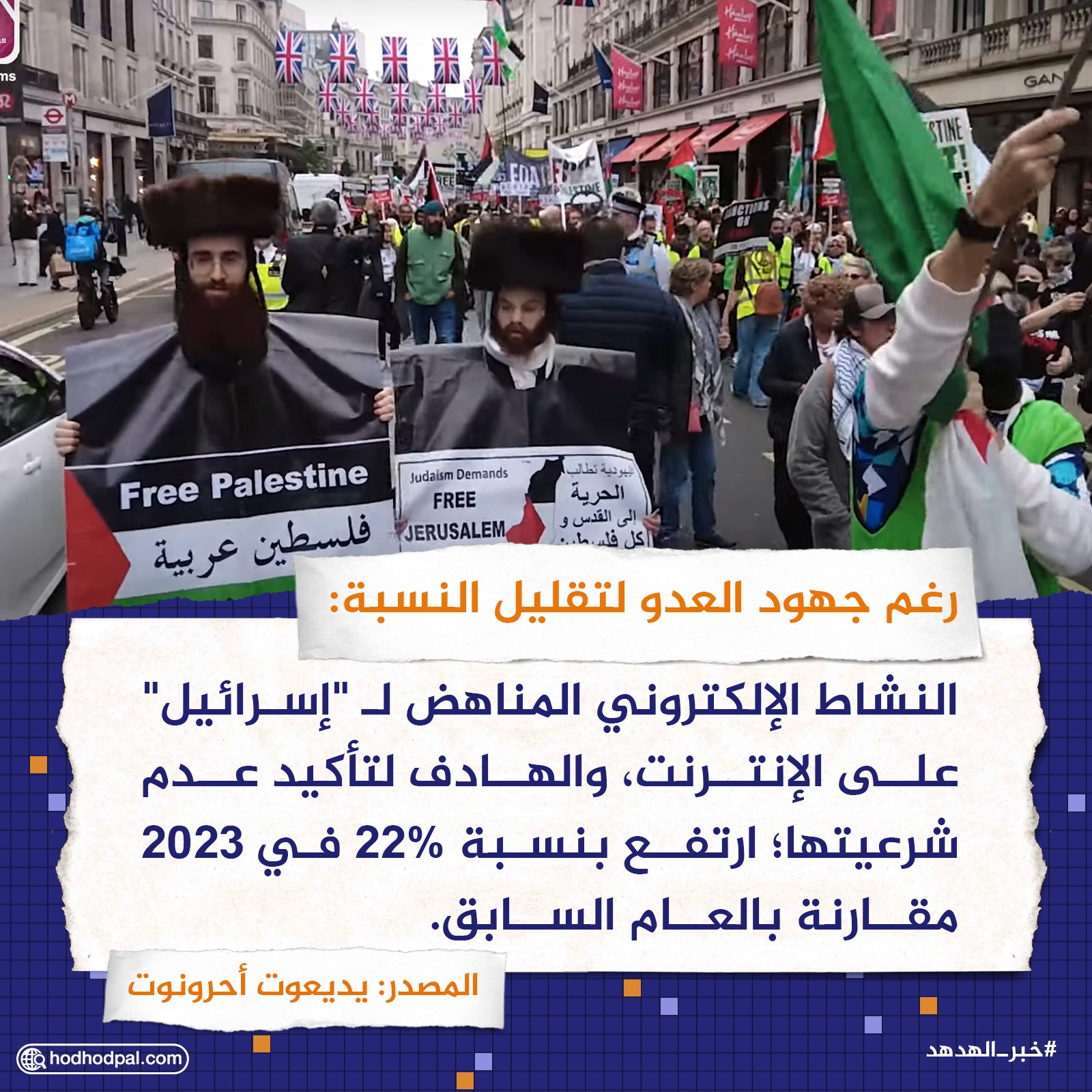 رغم جهود العدو لتقليل النسبة