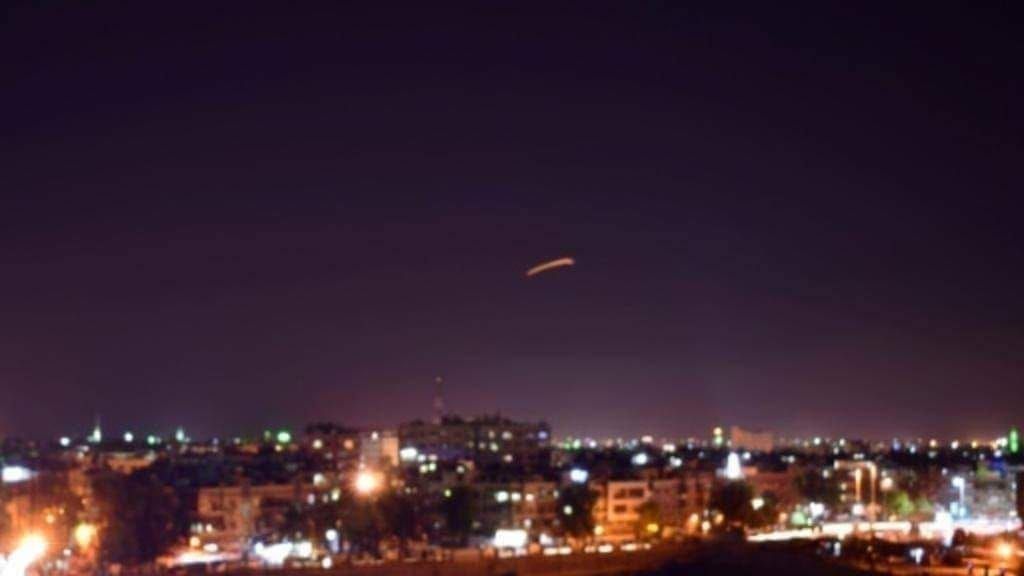 سقوط بقايا صاروخ سوري مضاد للطائرات في رهط