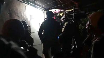 تفجير عبوة ناسفة في قوة راجلة من جيش العدو بنابلس