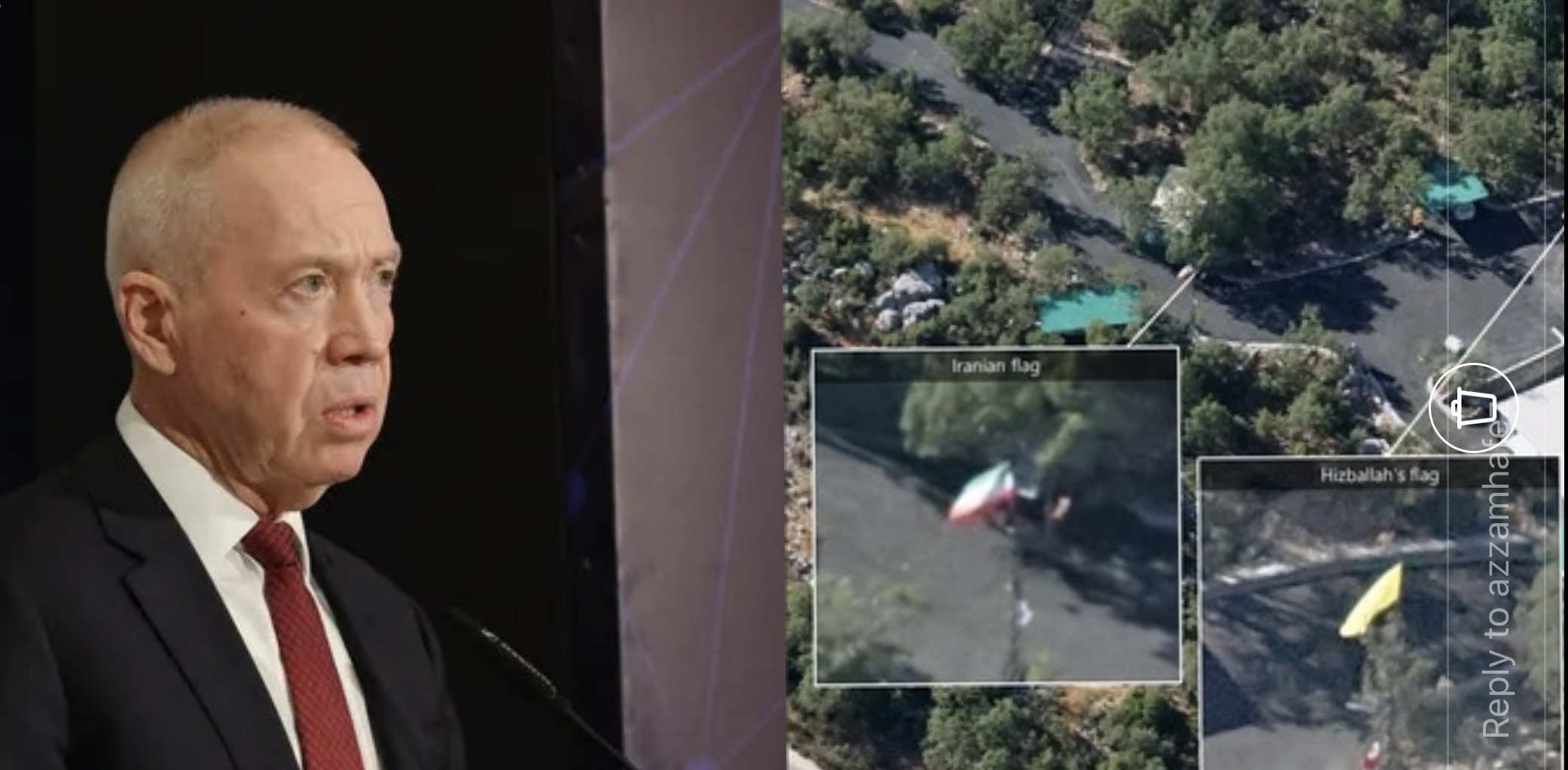 "غالانت" يُعقّب على مزاعم إنشاء مطار إيراني في لبنان