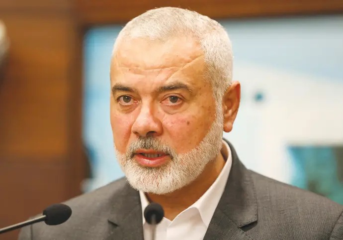 نداء "غير عادي" من رئيس حماس لفلسطينيي الداخل