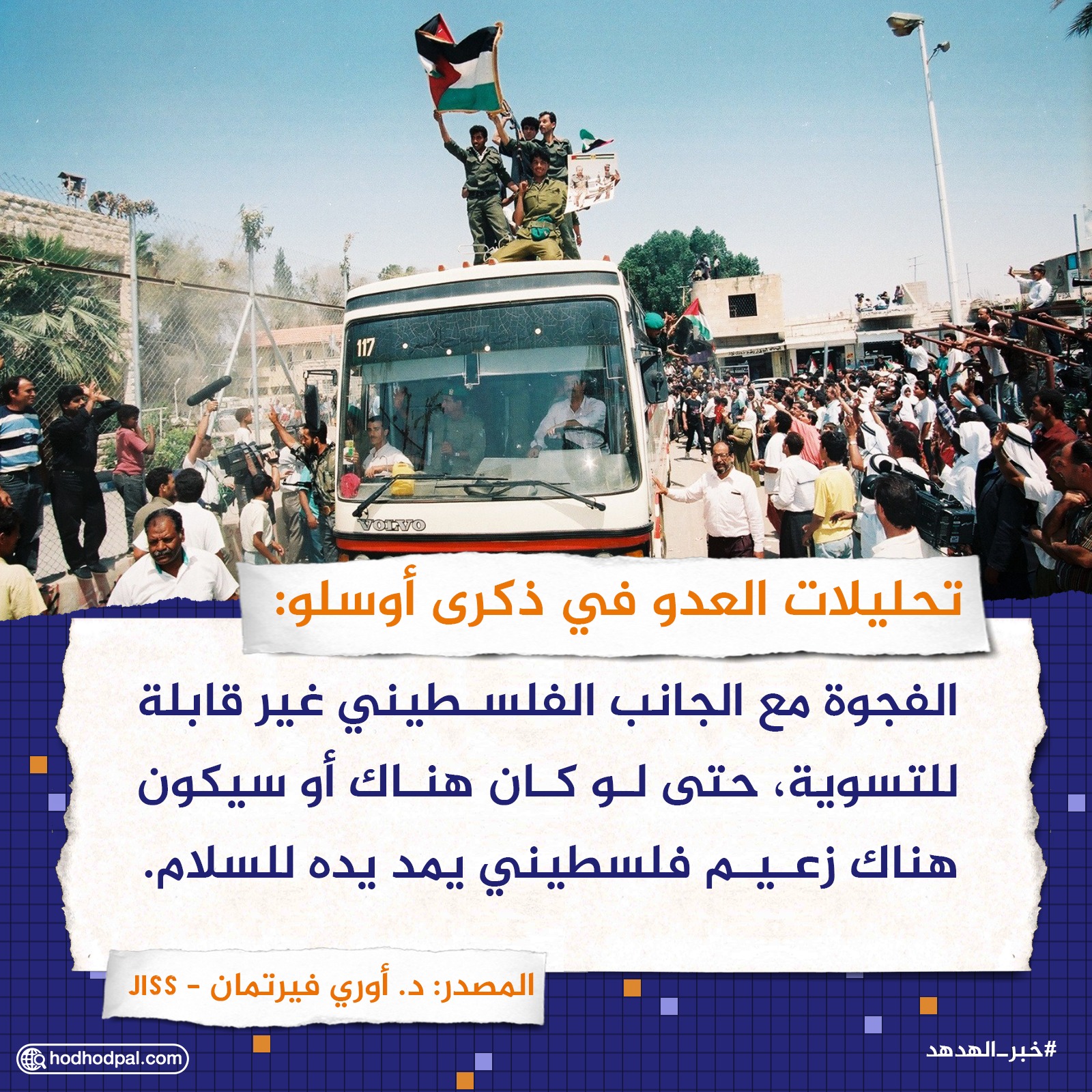 تحليلات العدو في ذكرى أوسلو