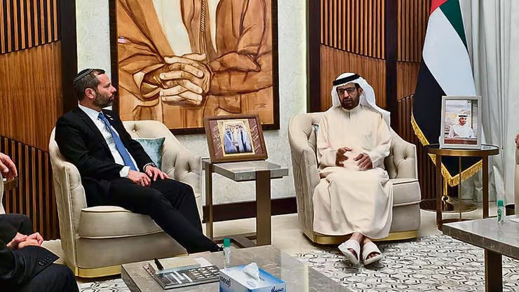 رؤساء المجالس الاستيطانية بالضفة الغربية زاروا الإمارات