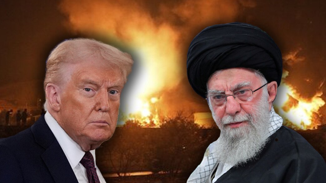 Protesters holding signs