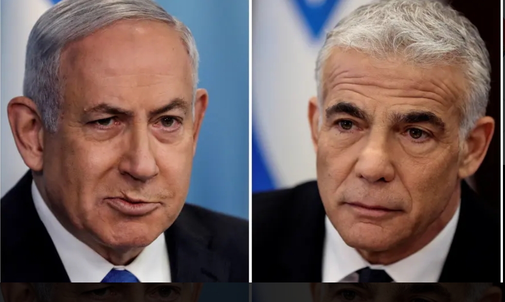 لابيد ونتنياهو ينخرطان في معركة مباشرة بشأن العلاقات مع قطر