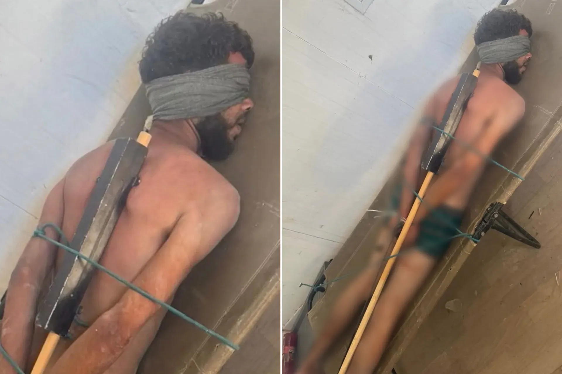 صورة مسربة تكشف سادية جنود العدو في غزة
