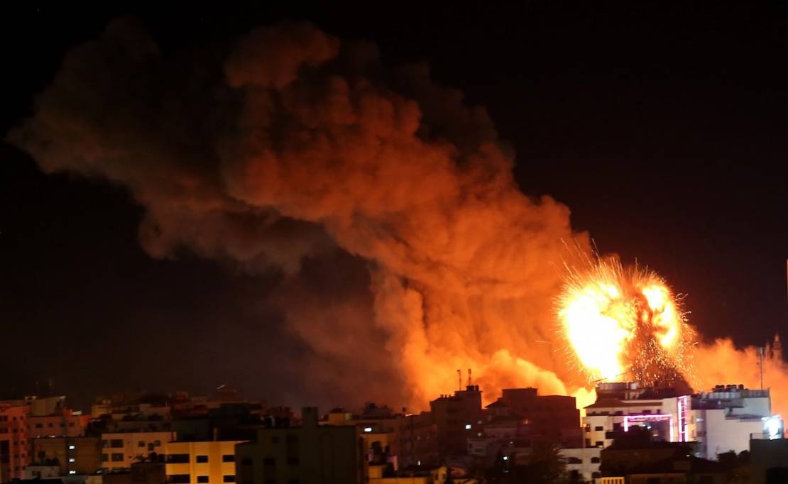 Series of Israeli raids on Gaza