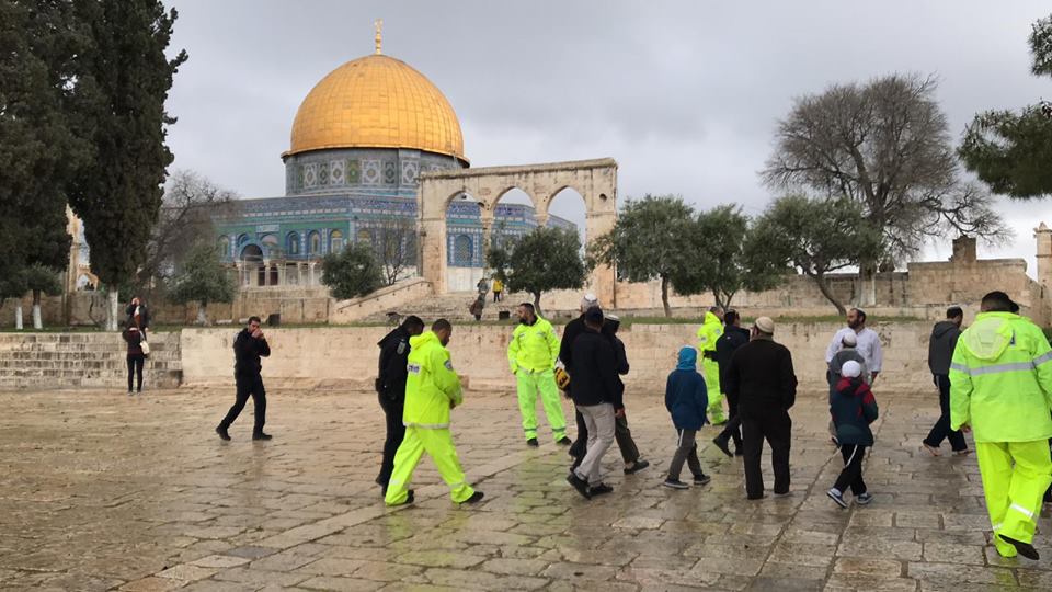 In Pictures| Israeli minister of agriculture and 266 setters break into Al Aqsa mosque