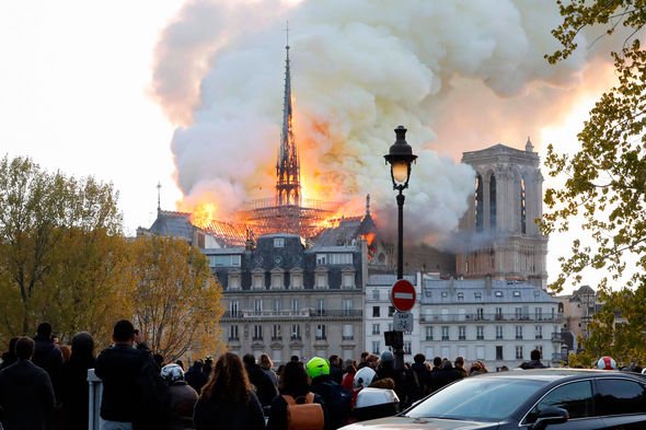 In Video| Massive fire breaks out in Notre Dame Cathedral