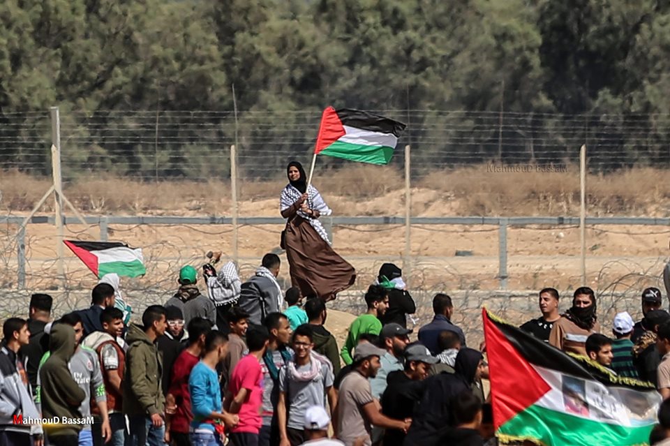 In Video| Thousands of Palestinians commemorate Nakba day on Gaza borders