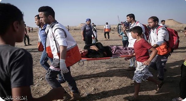 'Israel' injures 79 Peaceful protesters in Gaza