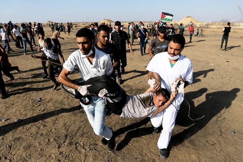 In Pictures| 'Israel' targets Gaza's protesters injuring 122