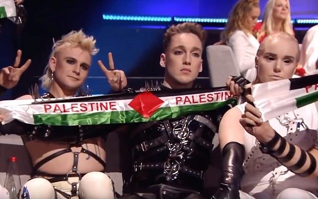 Icelandic broadcast fined for Hatari's Pro-Palestine gesture at Eurovision 2019