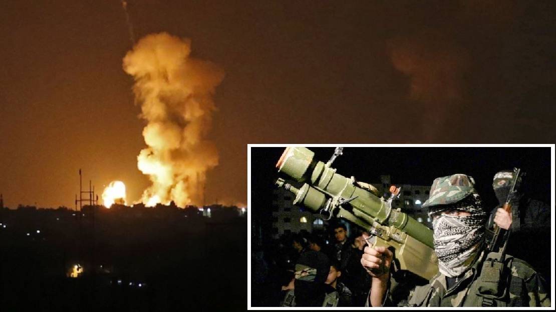 Following Netanyahu's escape.. IOF take revenge striking Gaza