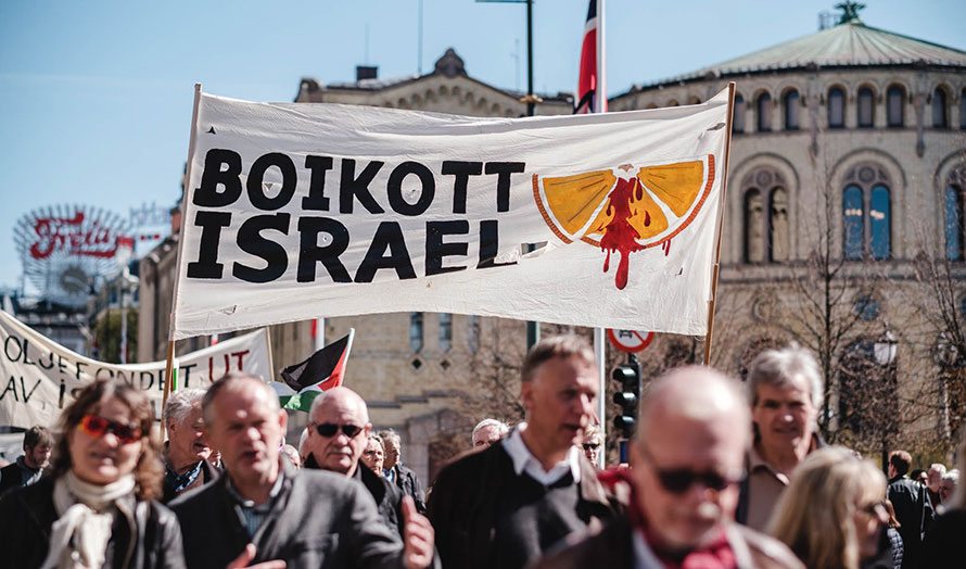 Oslo boycotts Israeli settlement goods and services