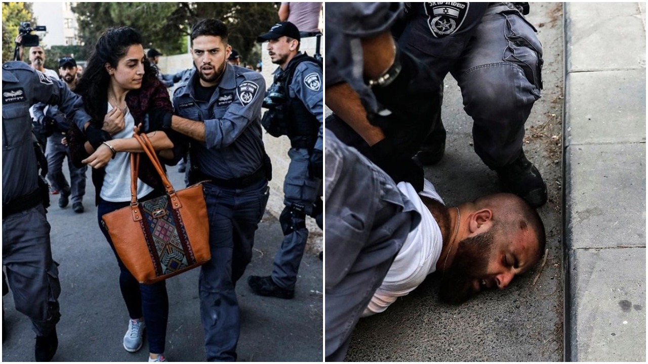 In Video| Israeli forces attack solidarity vigil for tortured prisoner