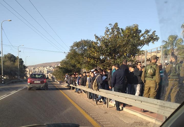 Israeli soldiers prevent girls from reaching school in Nablus