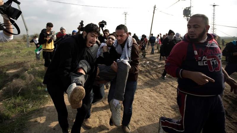 Shot by Israel for planting trees