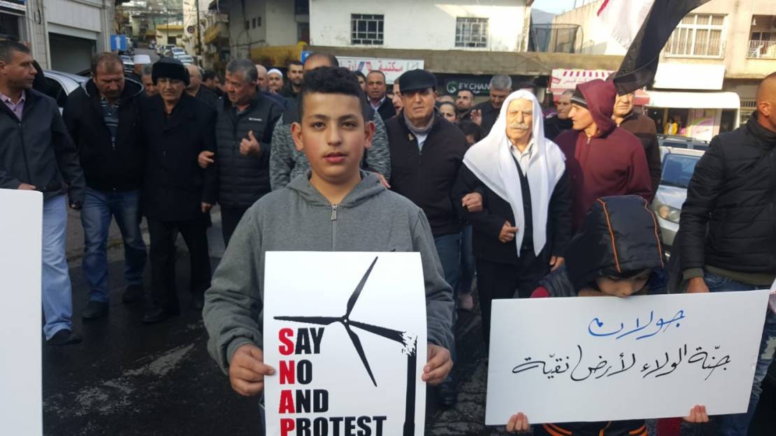 'Israel' prosecutes dignitaries of occupied Golan Heights for rejecting eco-unfriendly project