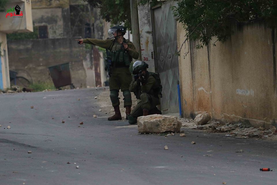 One Palestinian young man wounded by Israeli fire in Ramallah