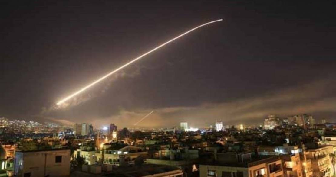Video| Syria's air defenses intercept Israeli missiles above Damascus
