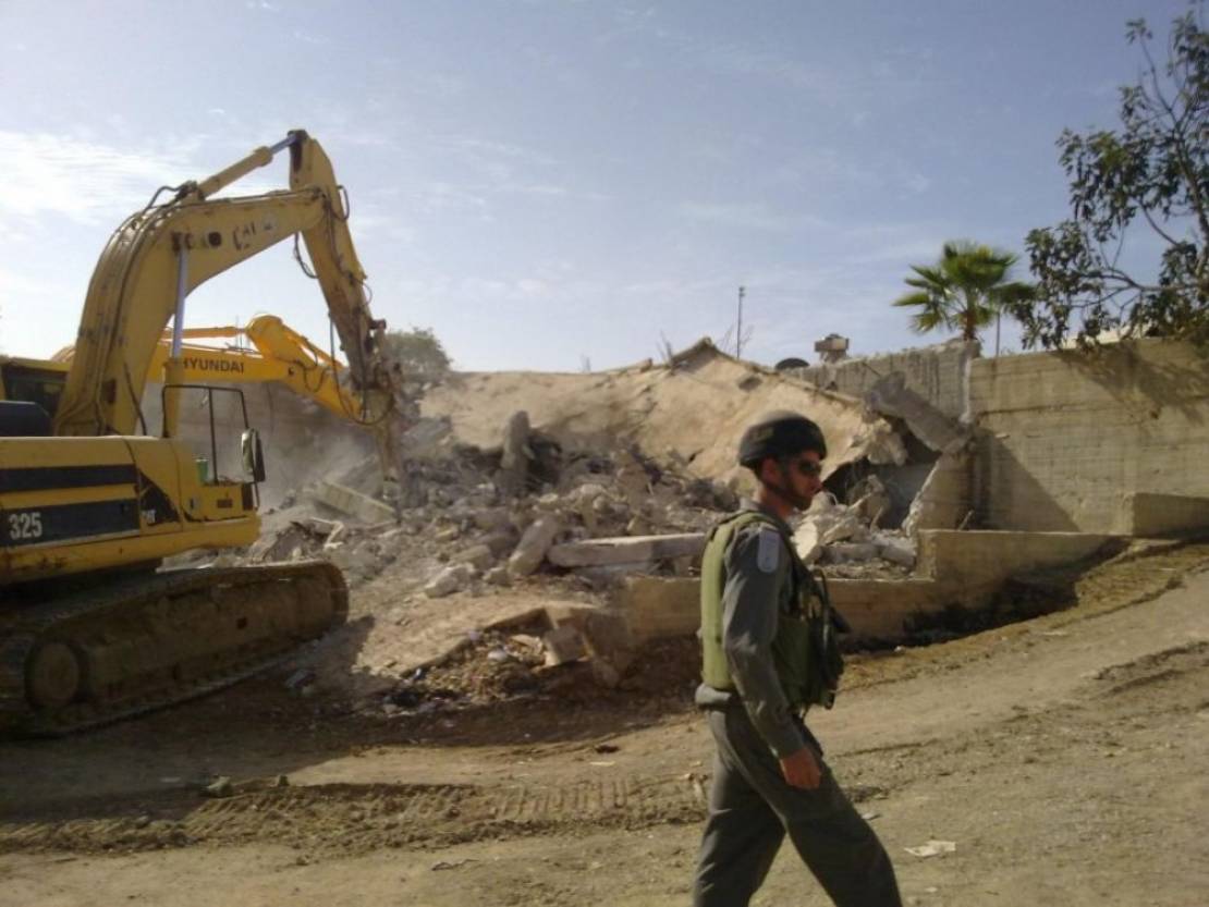 Israeli army demolishes residential room, orders halt on construction of house in Masafer Yatta