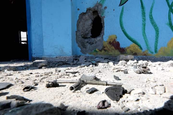 Photos | Unexploded Israeli missile found in an elementary school in Gaza