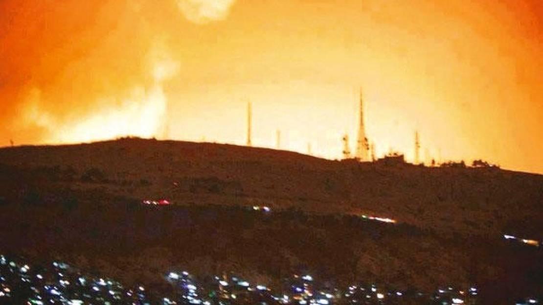 Israeli strike on Damascus, closure of airspace over Golan Heights