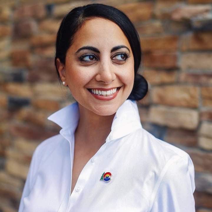 "I am proud to be able to represent my communities," said Iman Jodeh, daughter of Palestinian immigrants