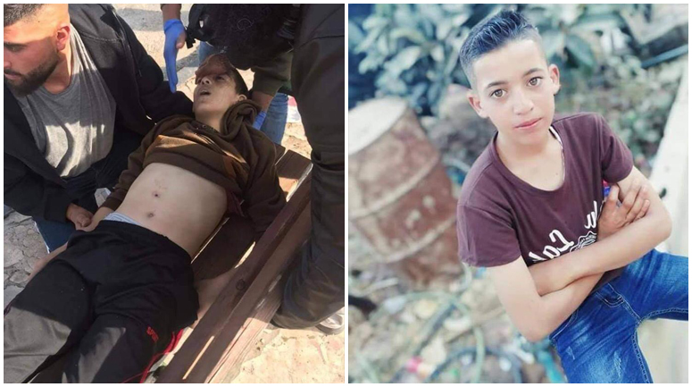 Israeli occupation forces shot dead Palestinian child