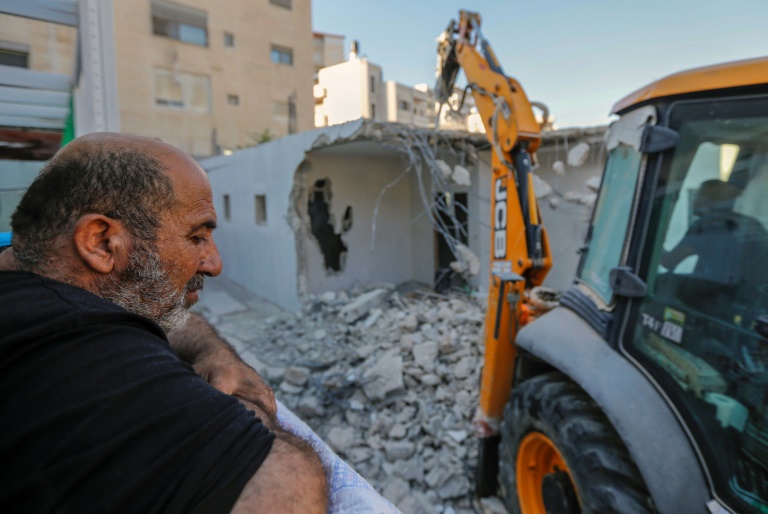 Palestinian family self-demolished house to avoid heavy Israeli fines and charges