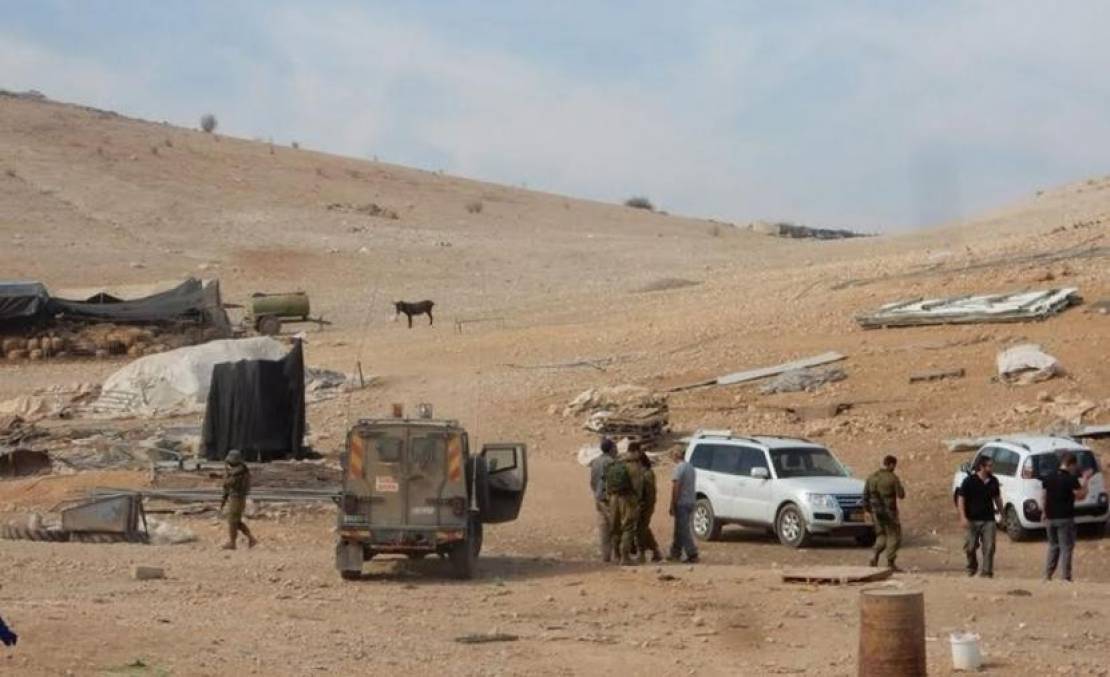 'Israel' targets locals of Hamsa al Foqa in preparation for ethnically cleansing them