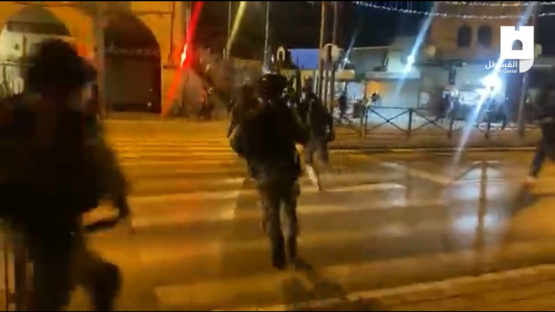 Video| Night confrontations in occupied Jerusalem