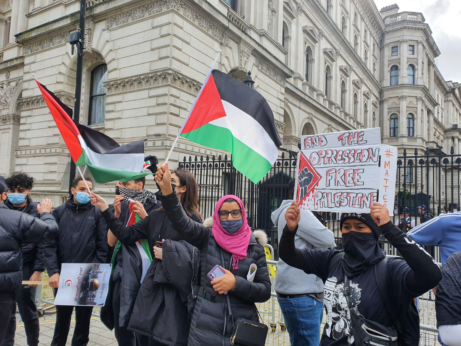 Video| Protest in London in solidarity with Jerusalem