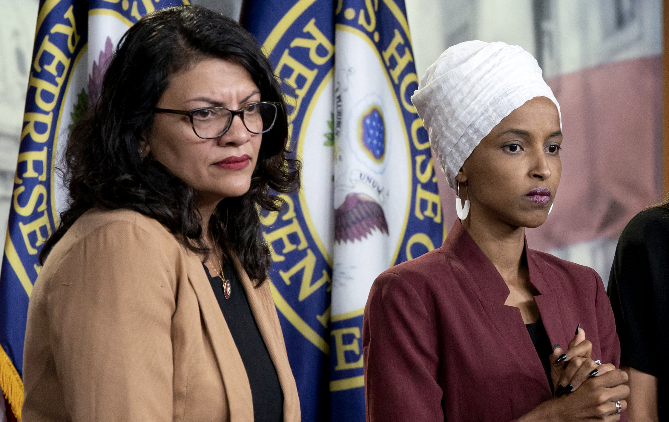 Ilhan Omar, Rashida Tlaib rebuke State Dept for waffling over Palestinian self defense