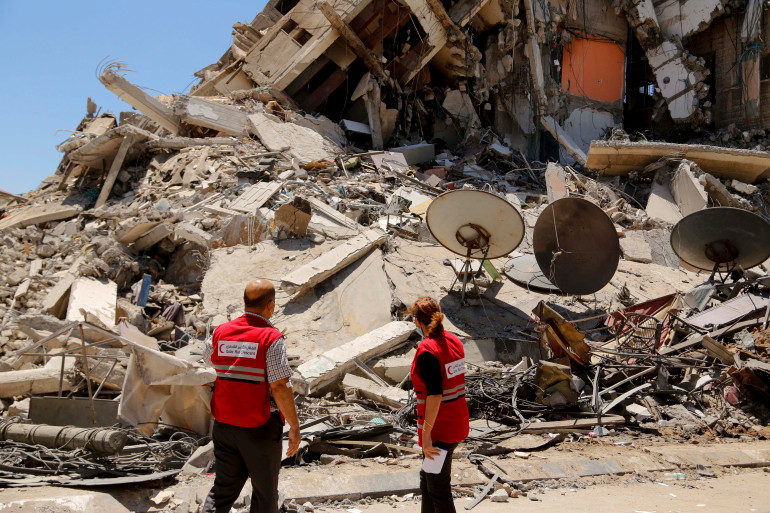 Israeli jets bombard Qatari Red Crescent office in Gaza
