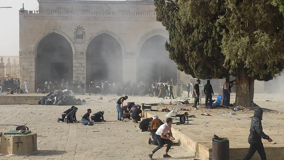 Israeli forces raid Al-Aqsa Mosque, violently attack worshippers