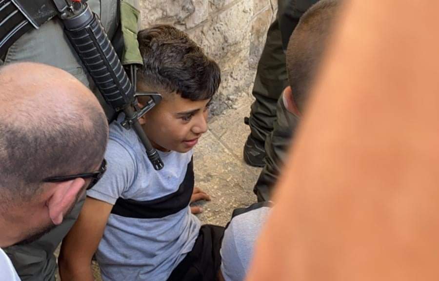Israeli forces run over, arrest child for flying Palestinian flag on bicycle