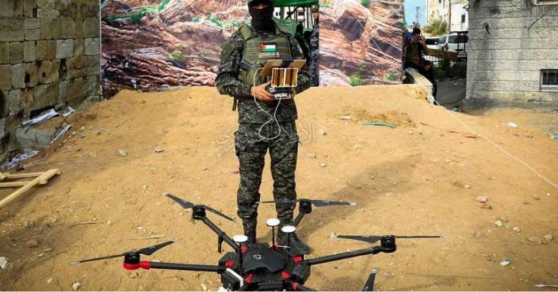 For the first time... Resistance drone strikes Israeli soldiers