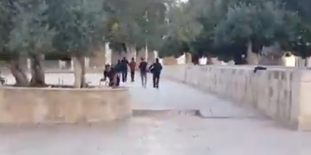 Israeli forces storm of Al-Aqsa Mosque, detain father and his 2 sons