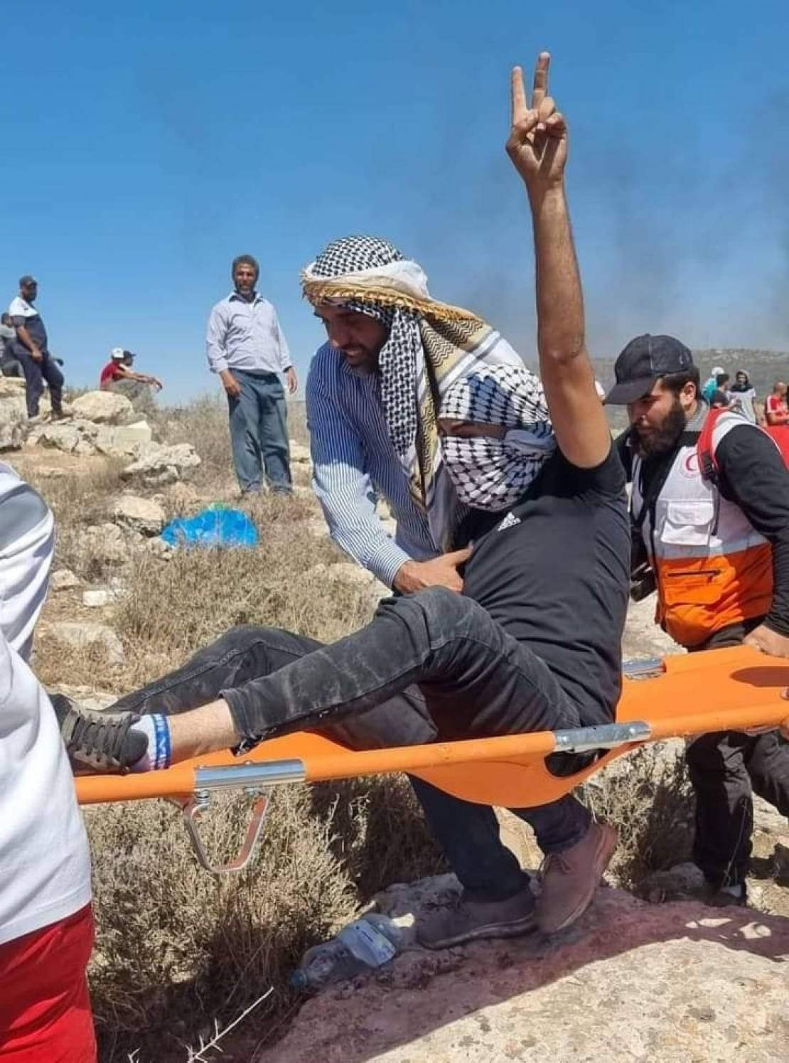 83 injuries among protesters in Sabih by Israeli forces
